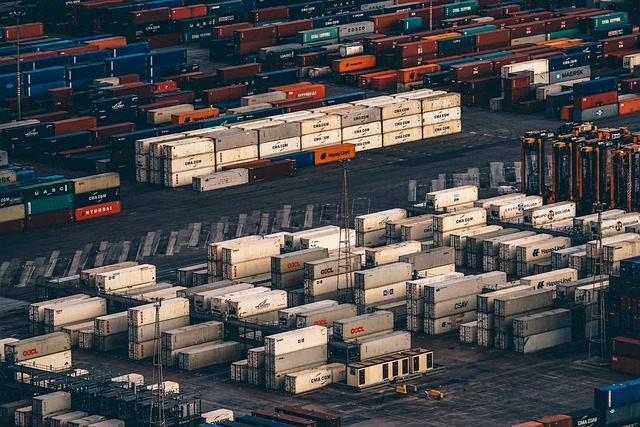 container, van, export